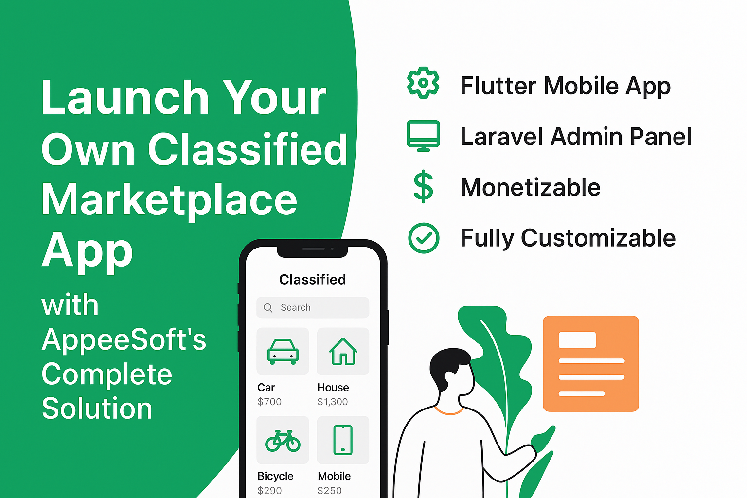 Launch Your Own Classified Marketplace App with AppeeSoft’s Complete Solution